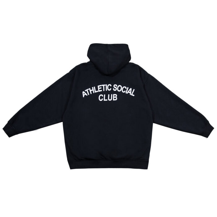 ASC Oversize Hoodie Black - obrazek 2